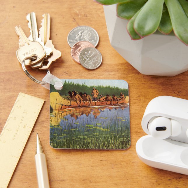 Vintage Pioniere, große Forscher von Remington Schlüsselanhänger (Schreibtisch)