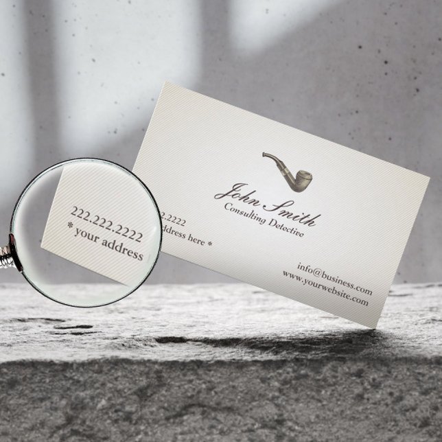 Vintage Pipe Consulting Detection Visitenkarte (Von Creator hochgeladen)