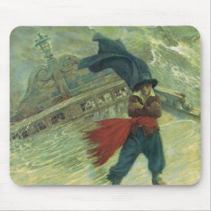 Vintage Pirat, Der fliegende Holländer von Howard Mousepad