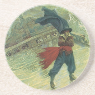 Vintage Pirat, Der fliegende Holländer von Howard  Untersetzer