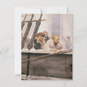 Vintage-Piraten-Brig Covenant im Nebel von NC Wyet