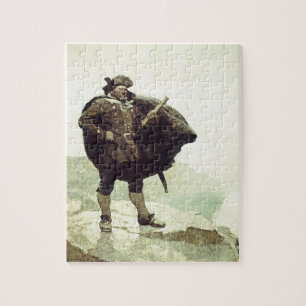 Vintage-Piraten, Captain Bill Bones von NC Wyeth Puzzle