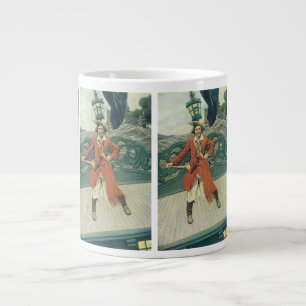 Vintage-Piraten, Captain Keitt von Howard Pyle Jumbo-Tasse