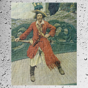 Vintage Piraten, Captain Keitt von Howard Pyle Puzzle