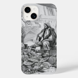 Vintage Piraten, die ihre Schätze zählen und viel Case-Mate iPhone 14 Hülle