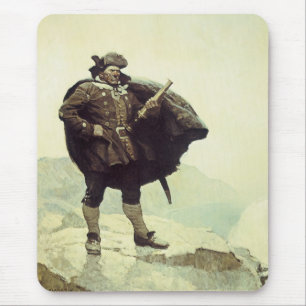 Vintage-Piraten, Kapitän Bill Bones von NC Wyeth Mousepad