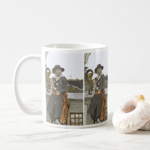 Vintage-Piraten, Kidd auf dem Deck der Adventure G Tasse
