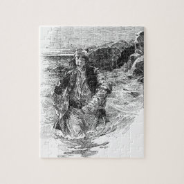 Vintage Piraten, Sir Henry Morgan im Ozean Puzzle