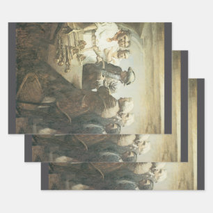 Vintage Piraten, Vorbereitung auf Mutinie durch NC Geschenkpapier Set