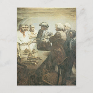 Vintage Piraten, Vorbereitung auf Mutinie durch NC Postkarte