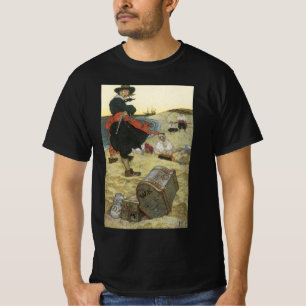 Vintage-Piraten, William Kidd vergräbt Schätze T-Shirt