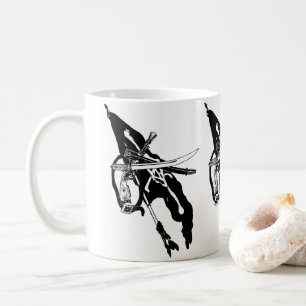Vintage Piratenflagge, Piratenflagge Skull Crossbo Kaffeetasse
