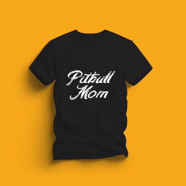 Vintage Pitbull-Mama T-Shirt (Von Creator hochgeladen)