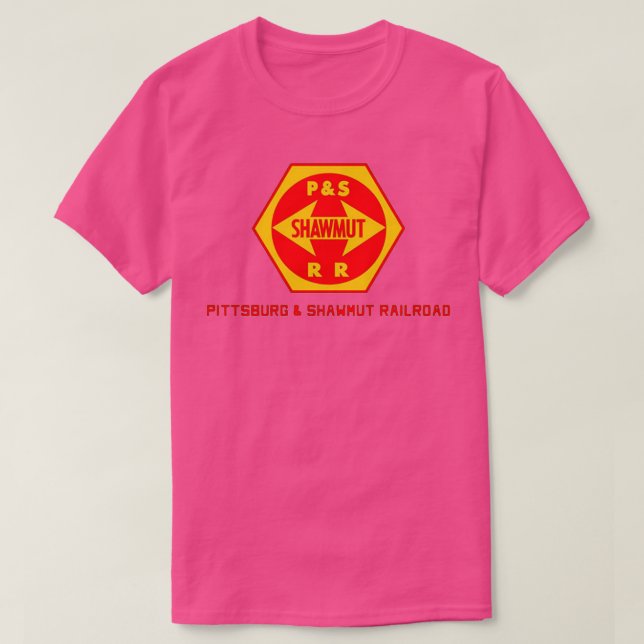 Vintage Pittsburgh and Shawmut Railroad T-Shirt (Design vorne)