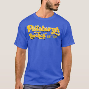 Vintage Pittsburgh Baseball Est 1887 Baseball-Lieb T-Shirt