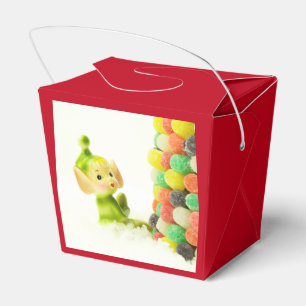 Vintage Pixie Elves Holly & Belle zu Weihnachten Geschenkschachtel