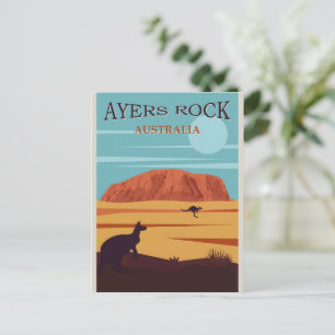 Vintage Plakat Australien Postkarte