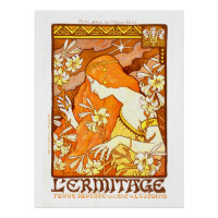Vintage-Plakat Französische Zeitschrift Art Nouvea