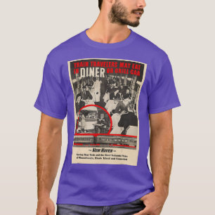 Vintage Plakat Neue Eisenbahnlinie Locarno T-Shirt