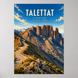 Vintage-Plakat Talettat - Algerien Poster