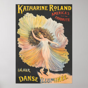 Vintage-Plakat von Katharine Roland Poster
