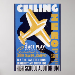 Vintage-Plakate, WPA-Plakate mit der Obergrenze fü Poster