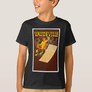 Vintage Plakatvaudeville-Illustration T-Shirt
