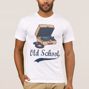 Vintage-Plattenspieler im Retro-Stil T-Shirt