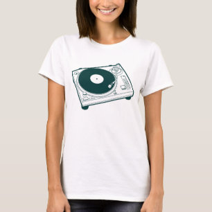 Vintage Plattenspieler Schallplattenspieler T-Shirt