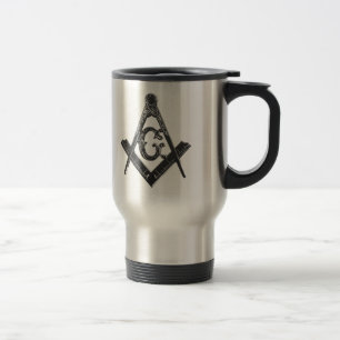 Vintage Platz- und Compass-Tasse Reisebecher