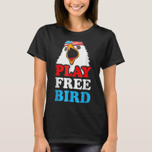 Vintage Play Free Bird Weißkopfseeadler Amerikanis T-Shirt
