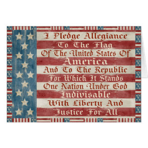 Vintage Pledge Of Allegiance
