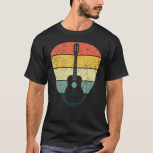 Vintage Plektrum Gitarrist Lover Instrument Ele T-Shirt