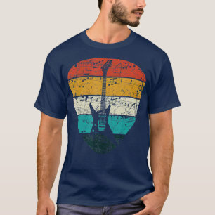 Vintage Plektrum Gitarrist Lover Instrument Ele T-Shirt