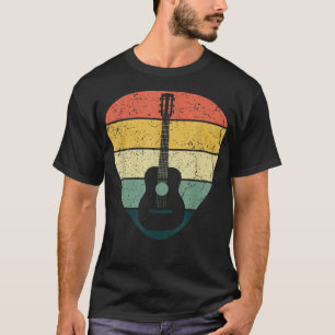 Vintage Plektrum Gitarrist Lover Instrument Ele T-Shirt