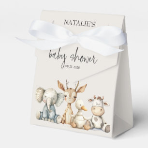 Vintage Plüsch-Nursery-Tiere Baby-Party Geschenkschachtel