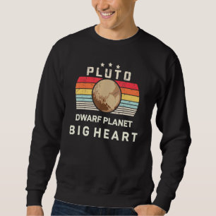 Vintage Pluto Planet Weltraumwissenschaft für Kind Sweatshirt