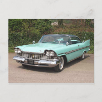 Vintage Plymouth Fury Postkarte