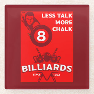 Vintage Pocket Billards Glasuntersetzer