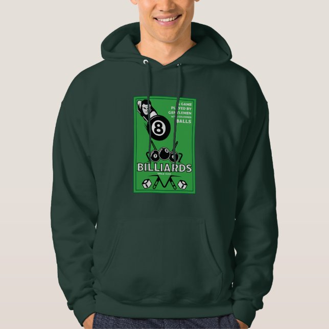 Vintage Pocket Billards Hoodie (Vorderseite)