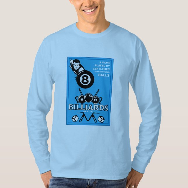 Vintage Pocket Billards T-Shirt (Vorderseite)