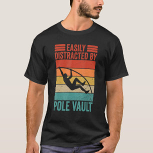 Vintage Pole Vault und Pole Jumper Athleten T-Shirt