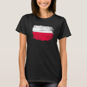 Vintage-Polen-Flagge für polnisch T-Shirt