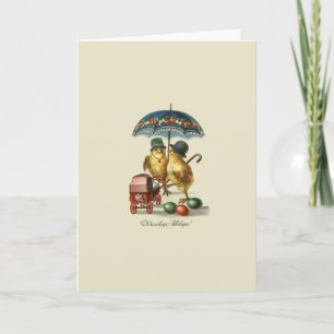 Vintage Polnische Wesołego Alleluja Osterkarte Feiertagskarte