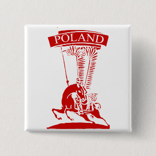 Vintage Polnischer Flügelhusar Button