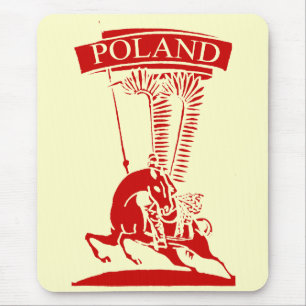 Vintage Polnischer Flügelhusar Mousepad