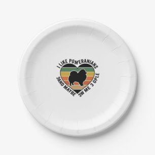 Vintage-Pomeranian-Herz-Zitat-Hunde-Liebhaber-Shir Pappteller
