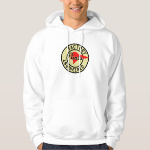 Vintage Pontiac-Fabrik zerteilt Zeichen Hoodie