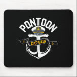 Vintage Pontoon Captain Funny Pontoon Boat  Mousepad<br><div class="desc">Vintage Pontoon Captain Funny Pontoon Boat</div>