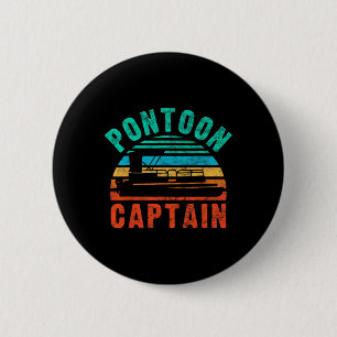 Vintage Pontoon Kapitän Bootseigner Bootsfahrt Boa Button